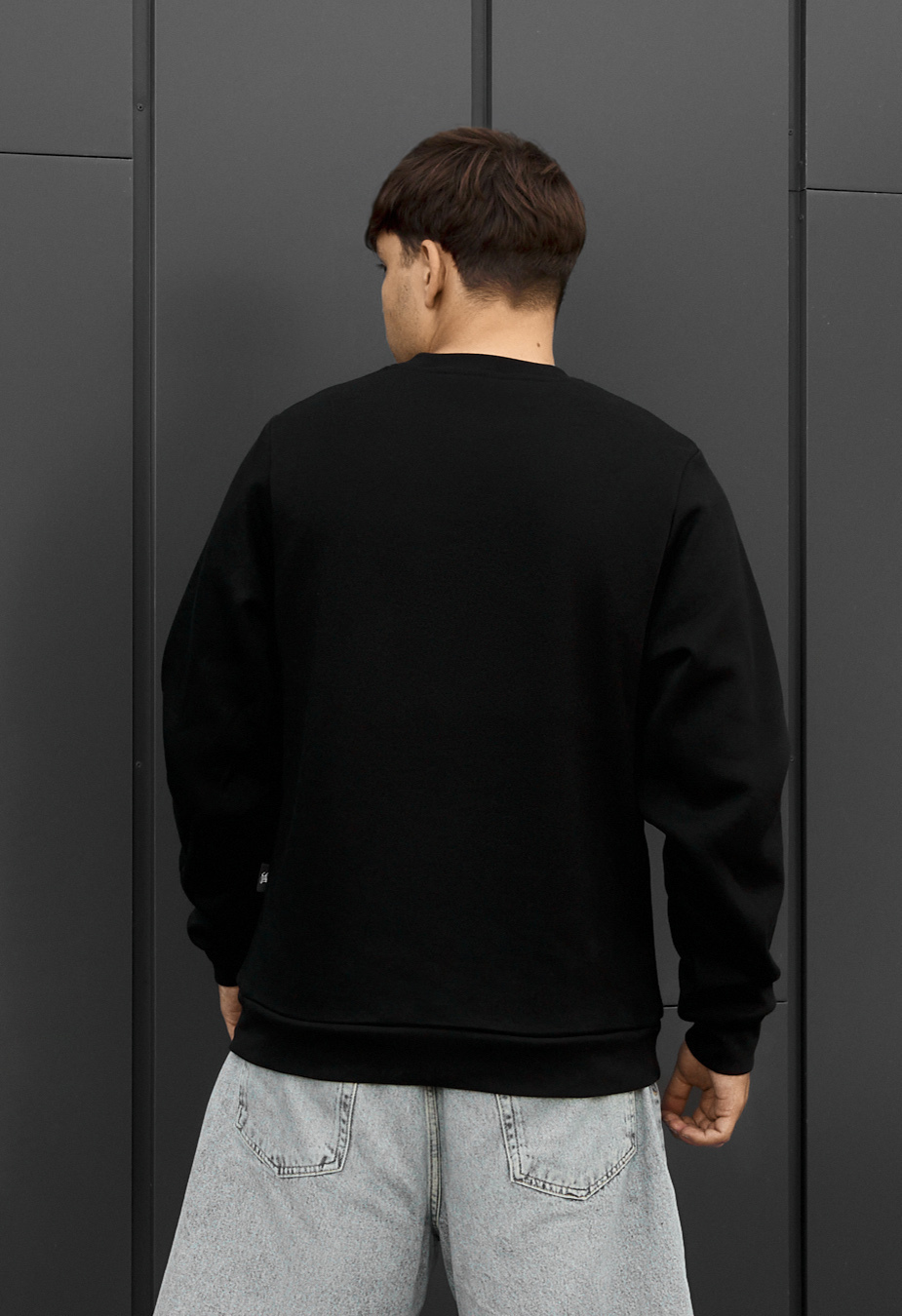 Bluza Staff logo black fleece