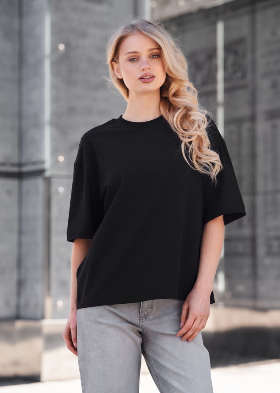 Koszulka Staff del black oversize