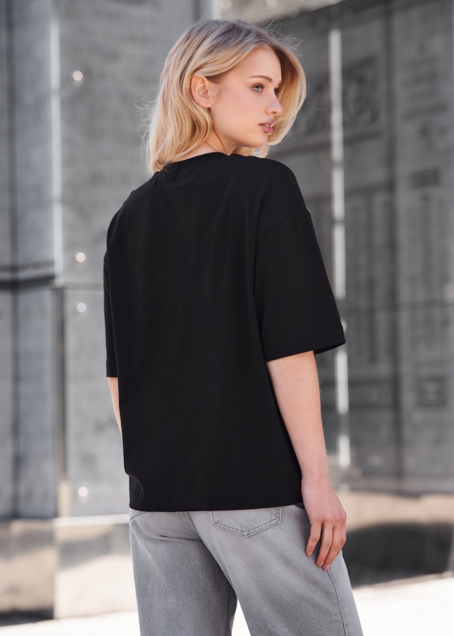 Koszulka Staff del black oversize