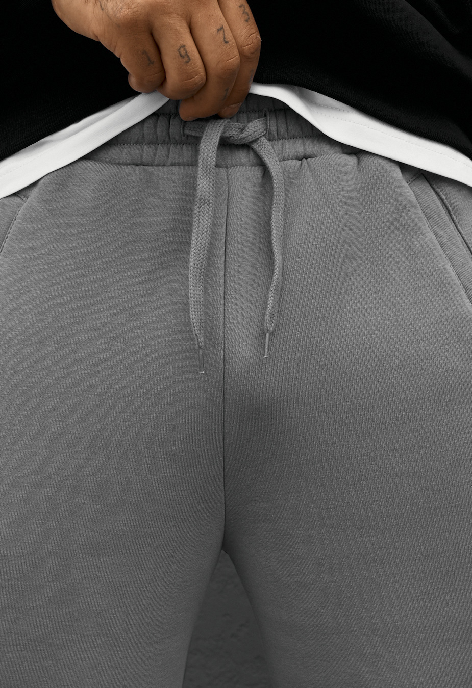 Spodnie dresowe Staff al gray reflective fleece