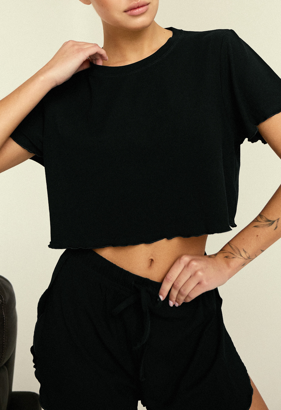 Piżama Staff ema black