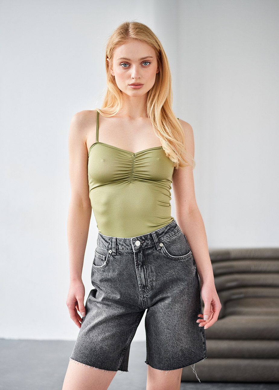 Top damski Staff ny green