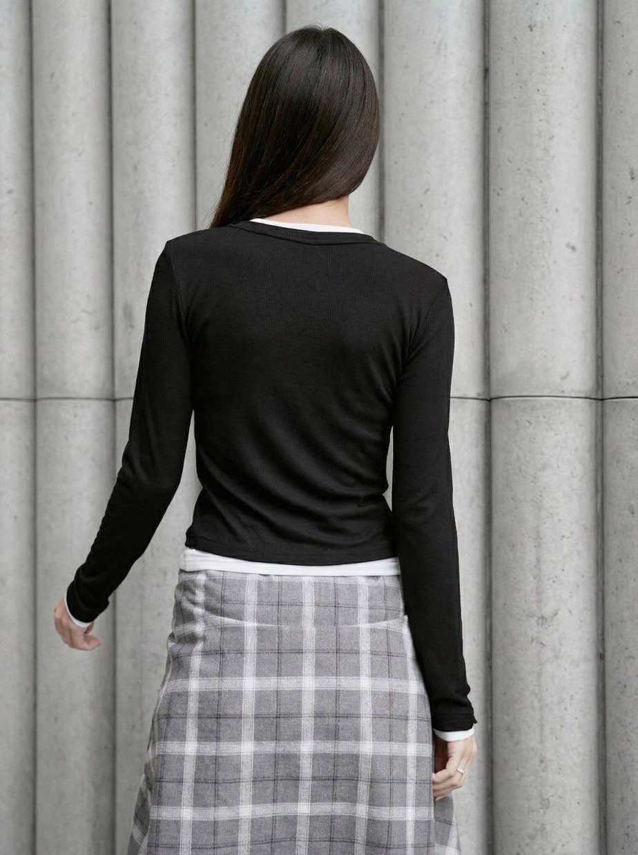 Longsleeve Staff ova black