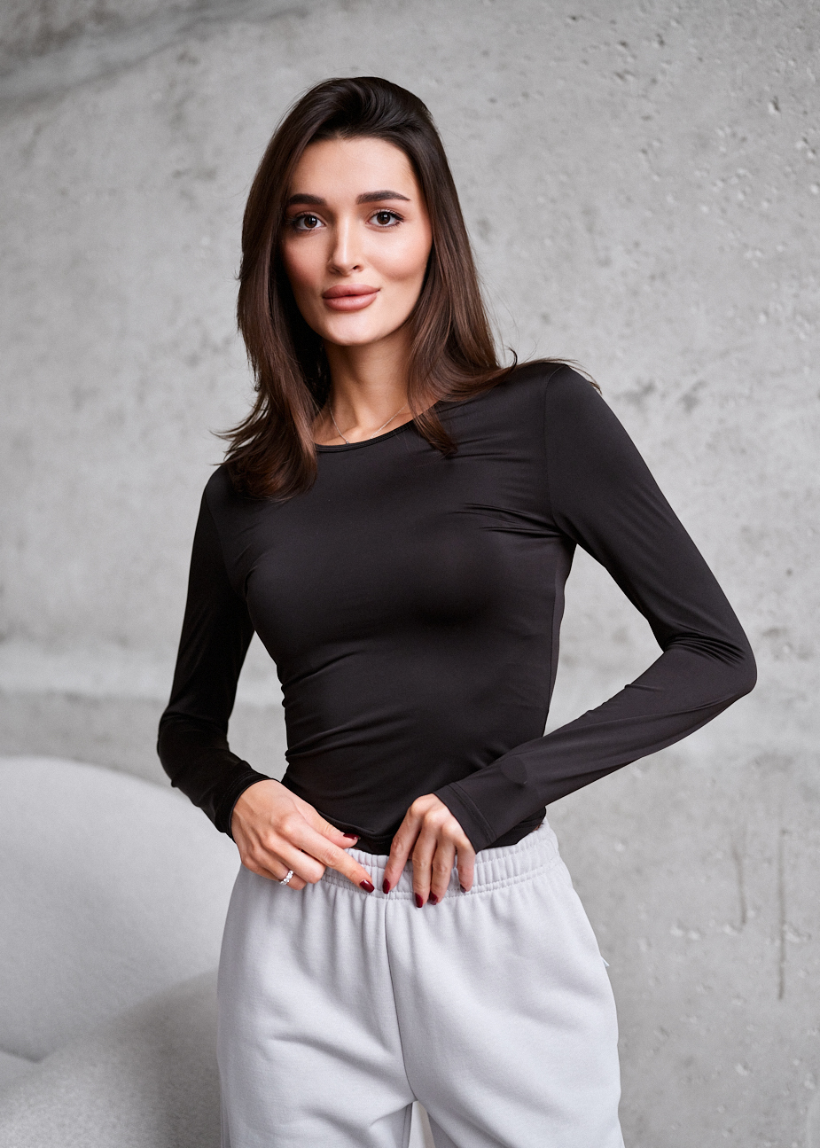 Longsleeve Staff dec black