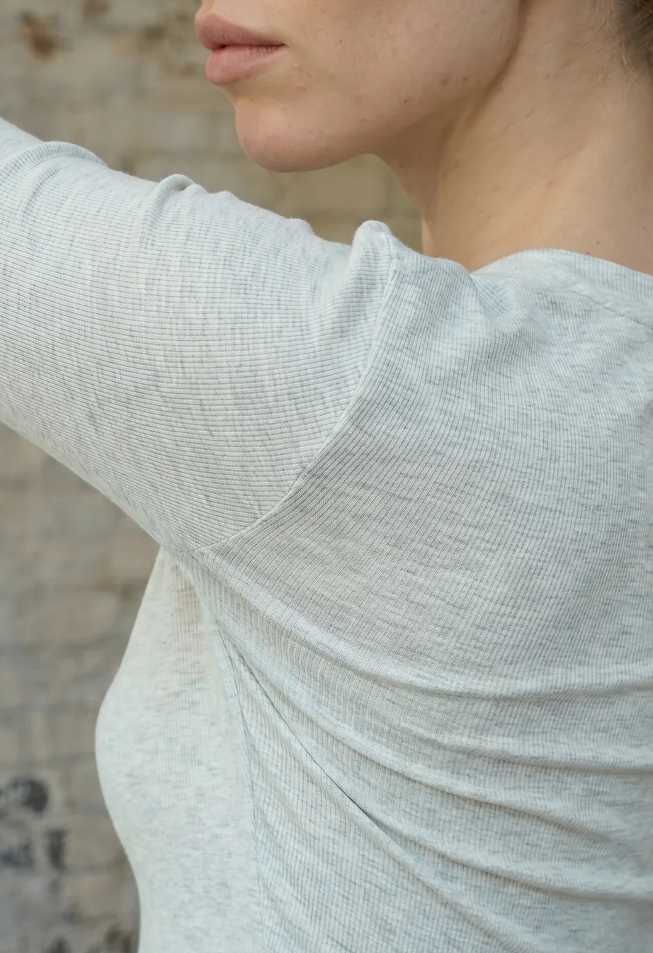 Longsleeve Staff vl gray melange