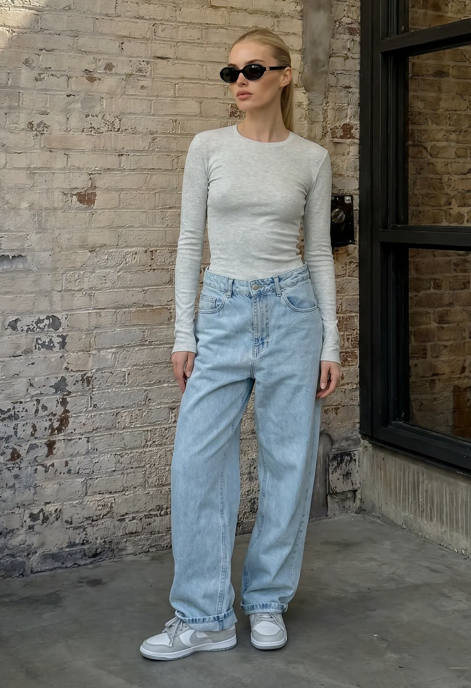 Longsleeve Staff vl gray melange