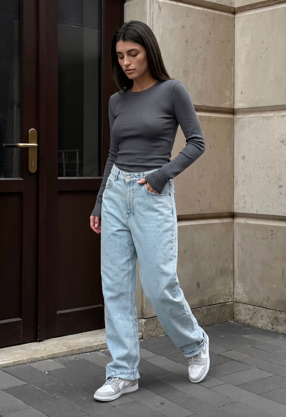 Longsleeve Staff vl gray