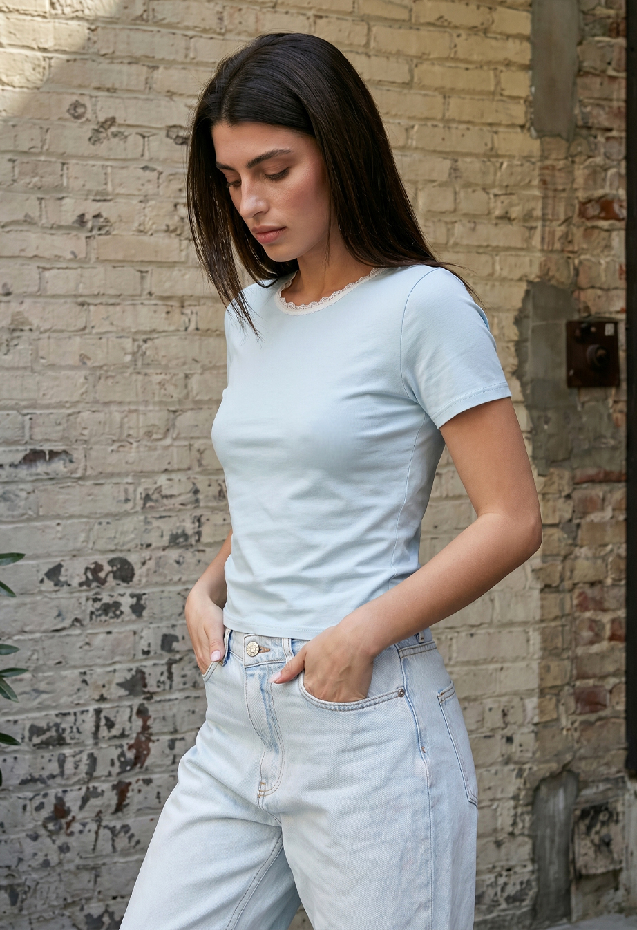 Koszulka Staff dor light blue