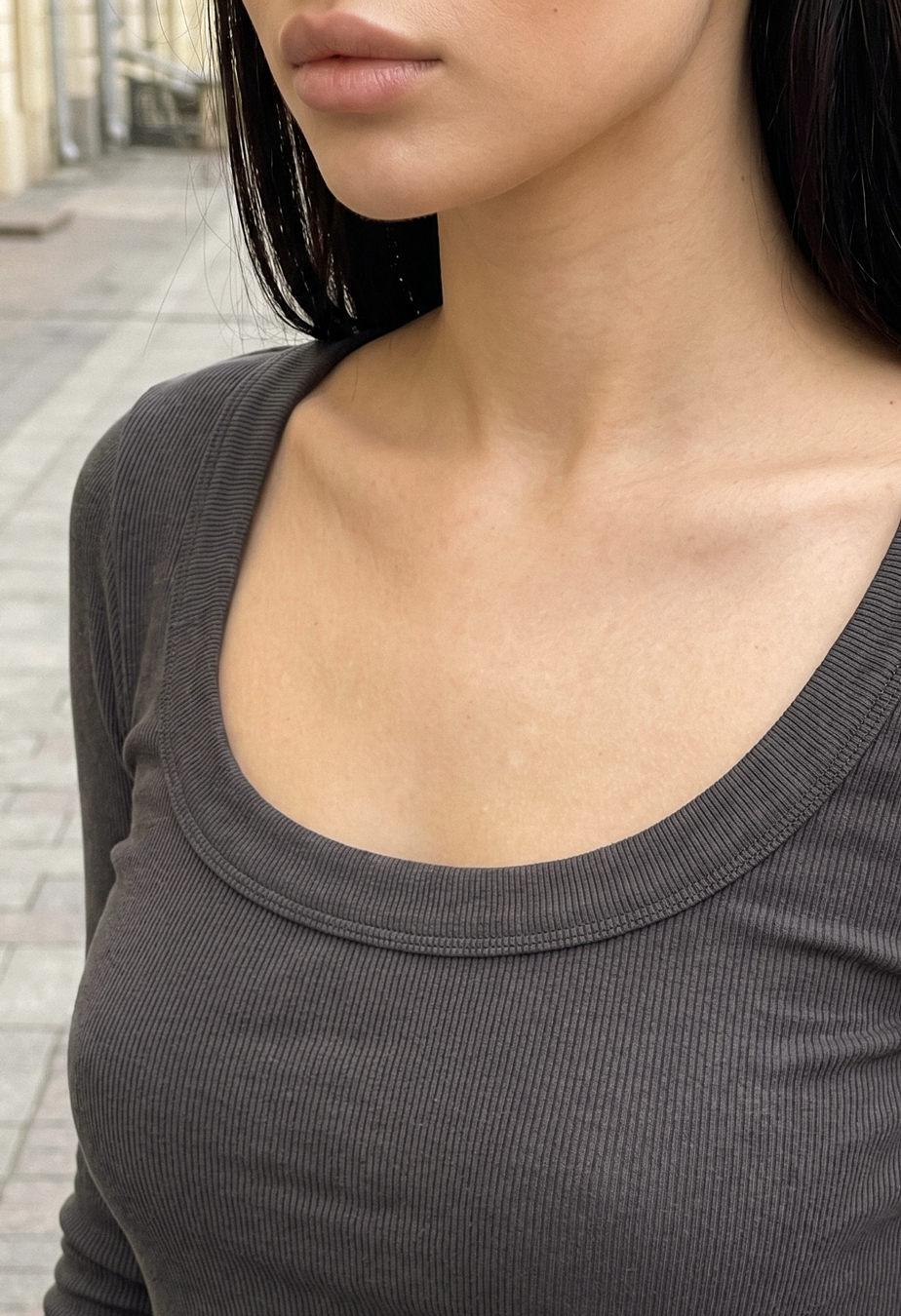 Longsleeve Staff lim dark gray