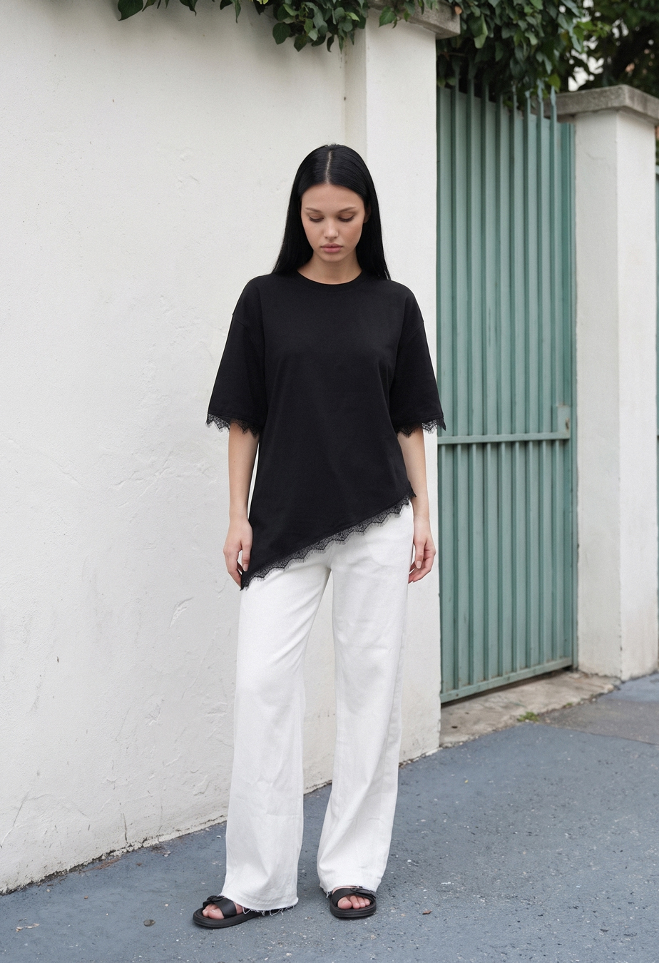 Koszulka Staff ke black oversize