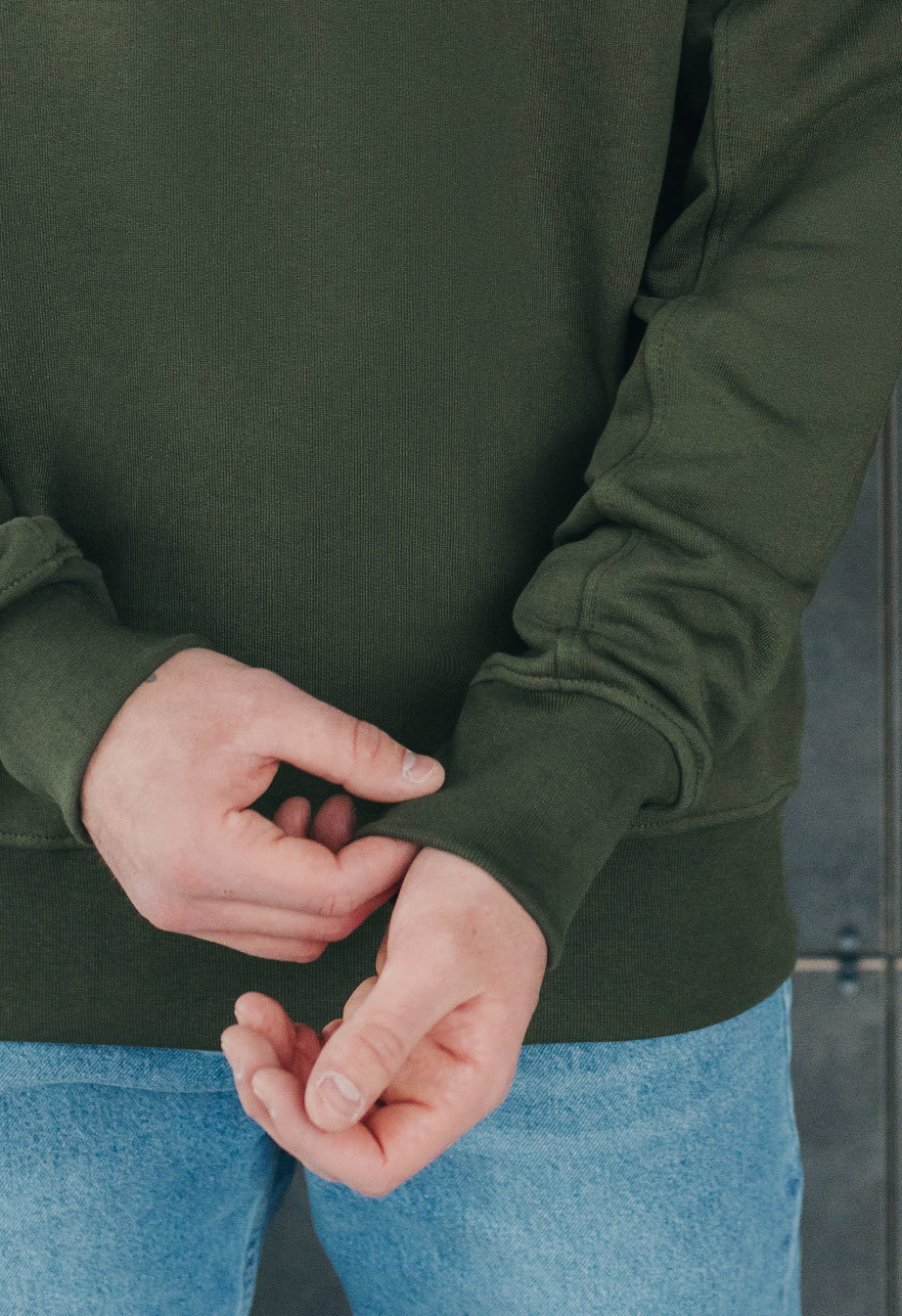 Bluza Staff khaki basic oversize