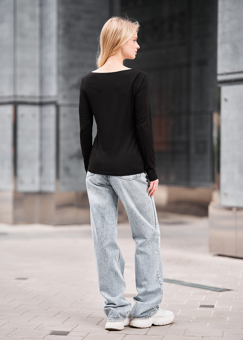 Longsleeve Staff roz black
