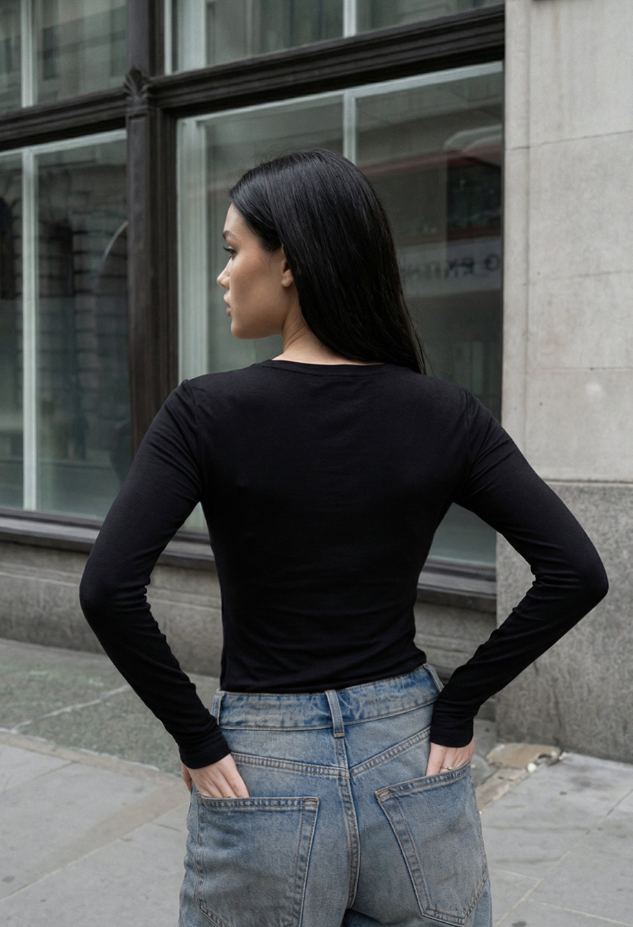 Longsleeve Staff boca black