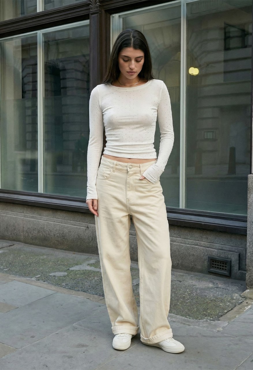 Longsleeve Staff li white