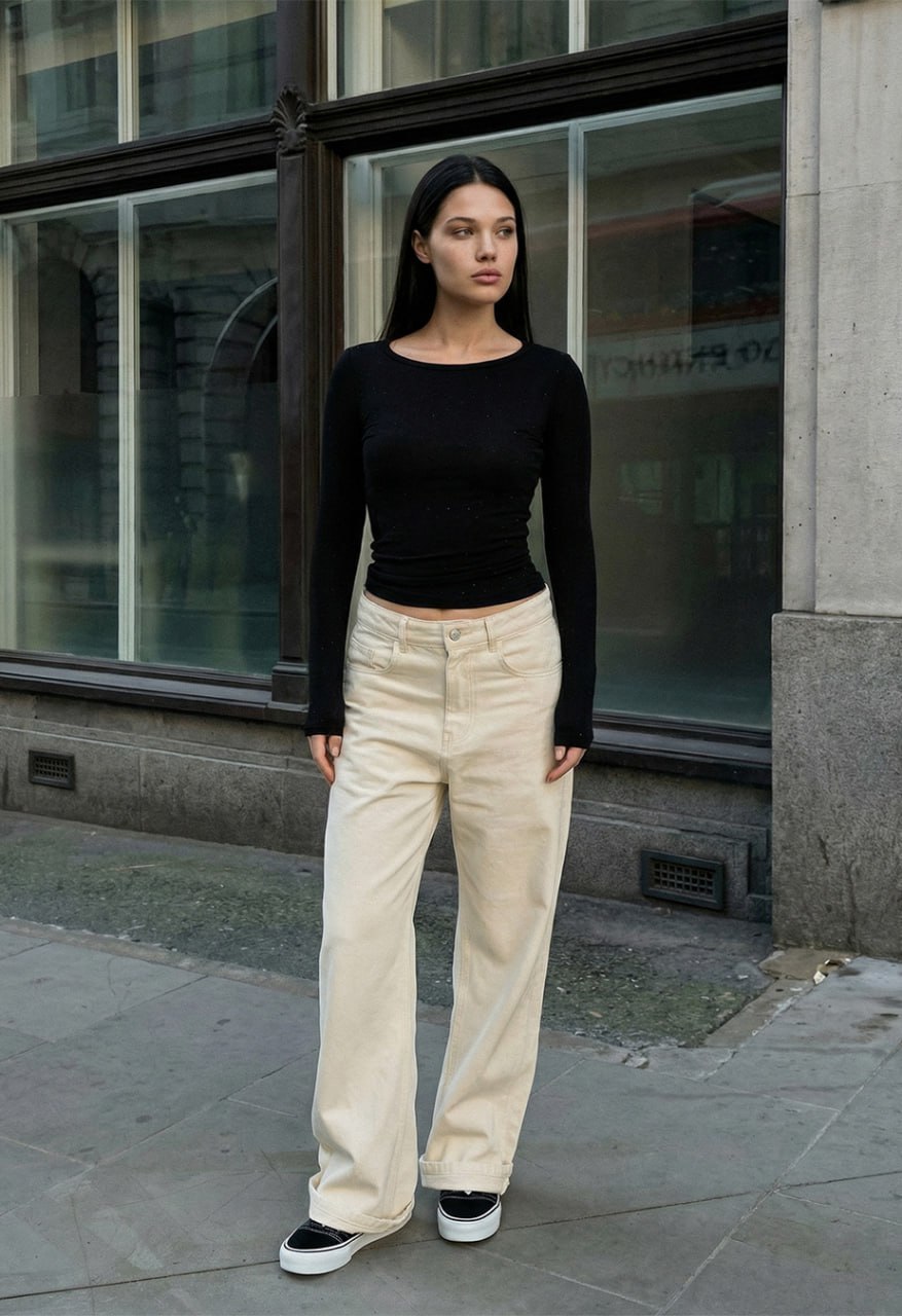 Longsleeve Staff li black