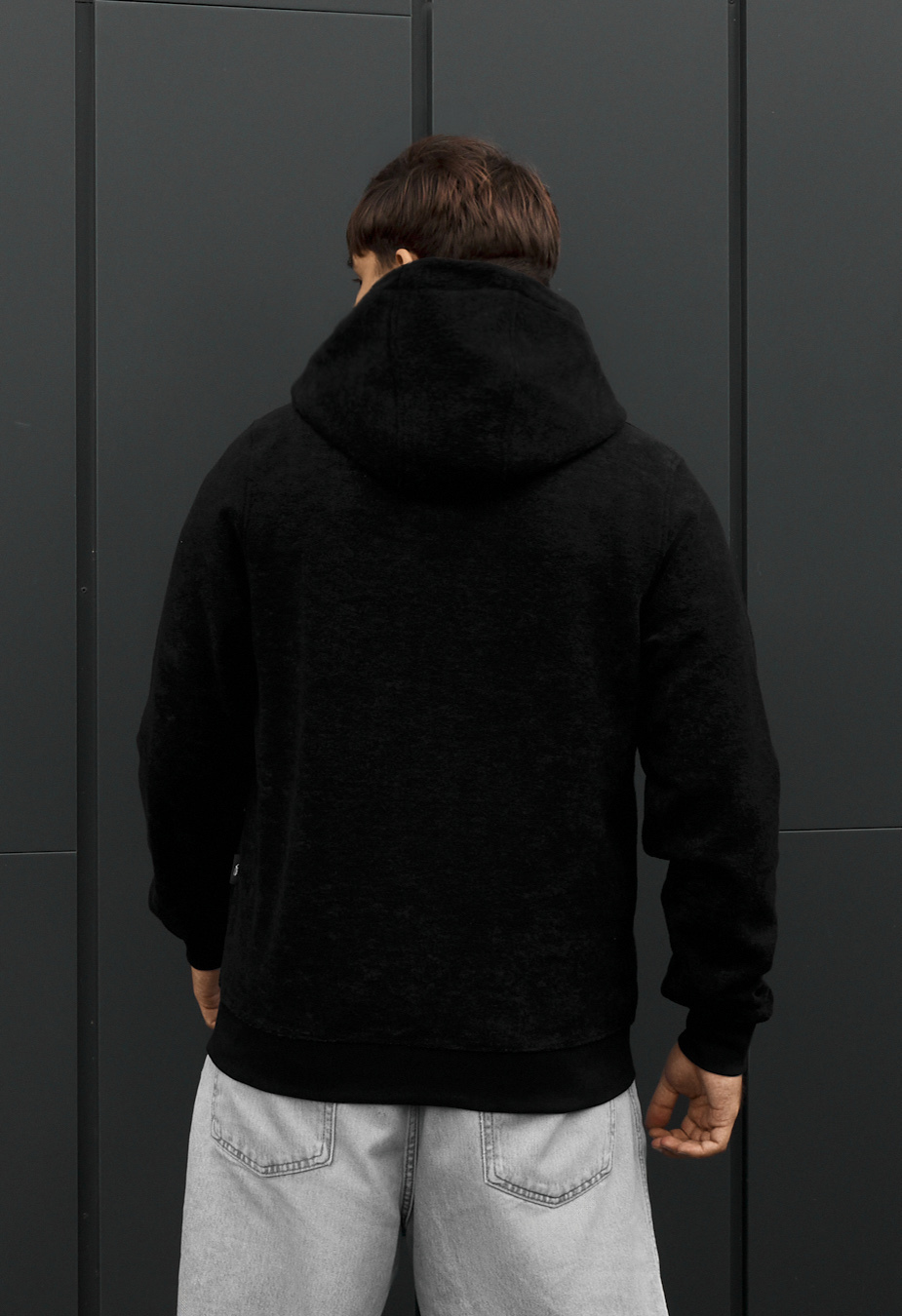 Bluza Staff zip black fleece