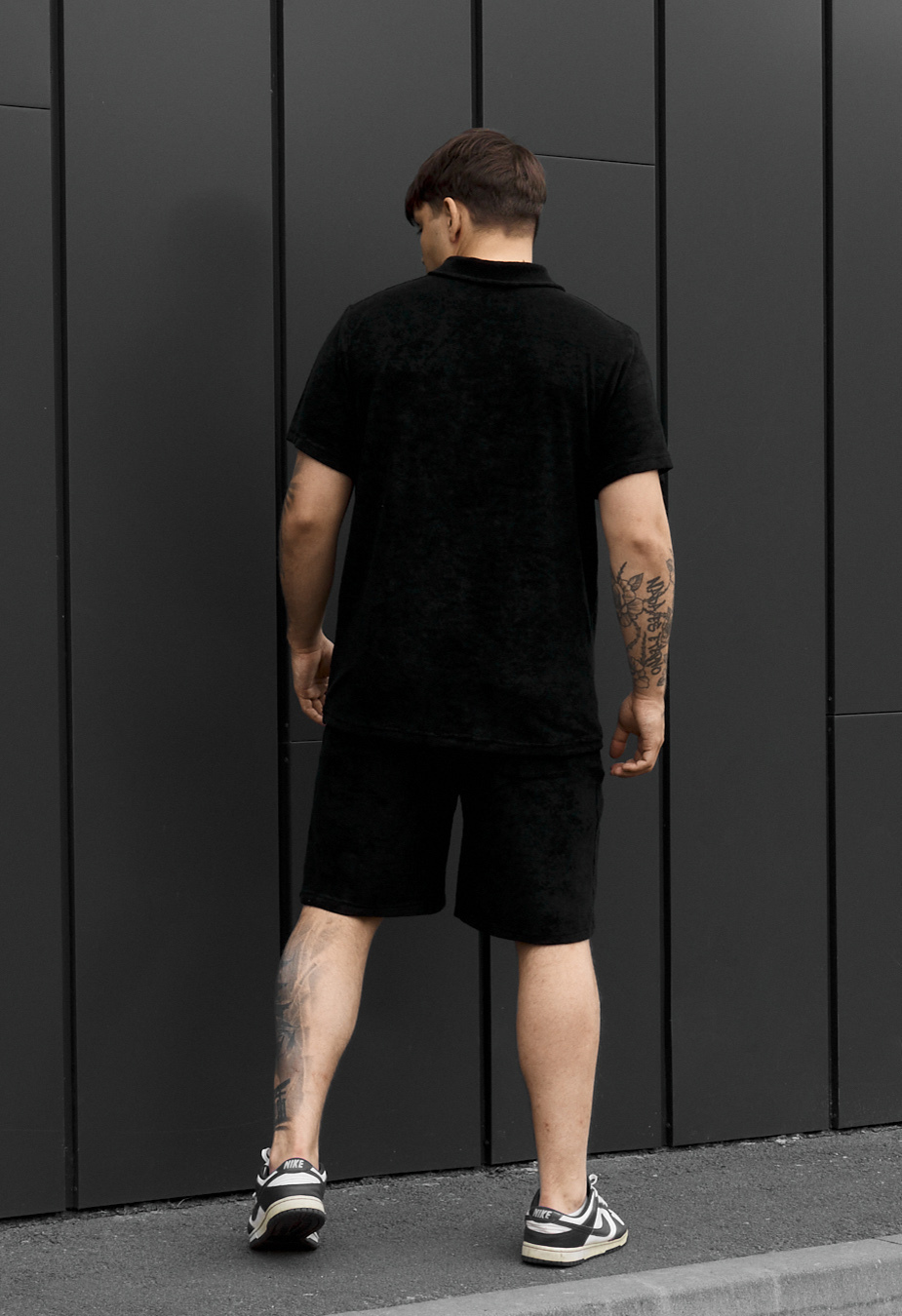 Komplet koszulka + spodenki Staff ch black