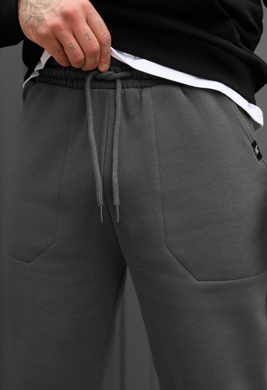 Spodnie sportowe Staff gray fleece