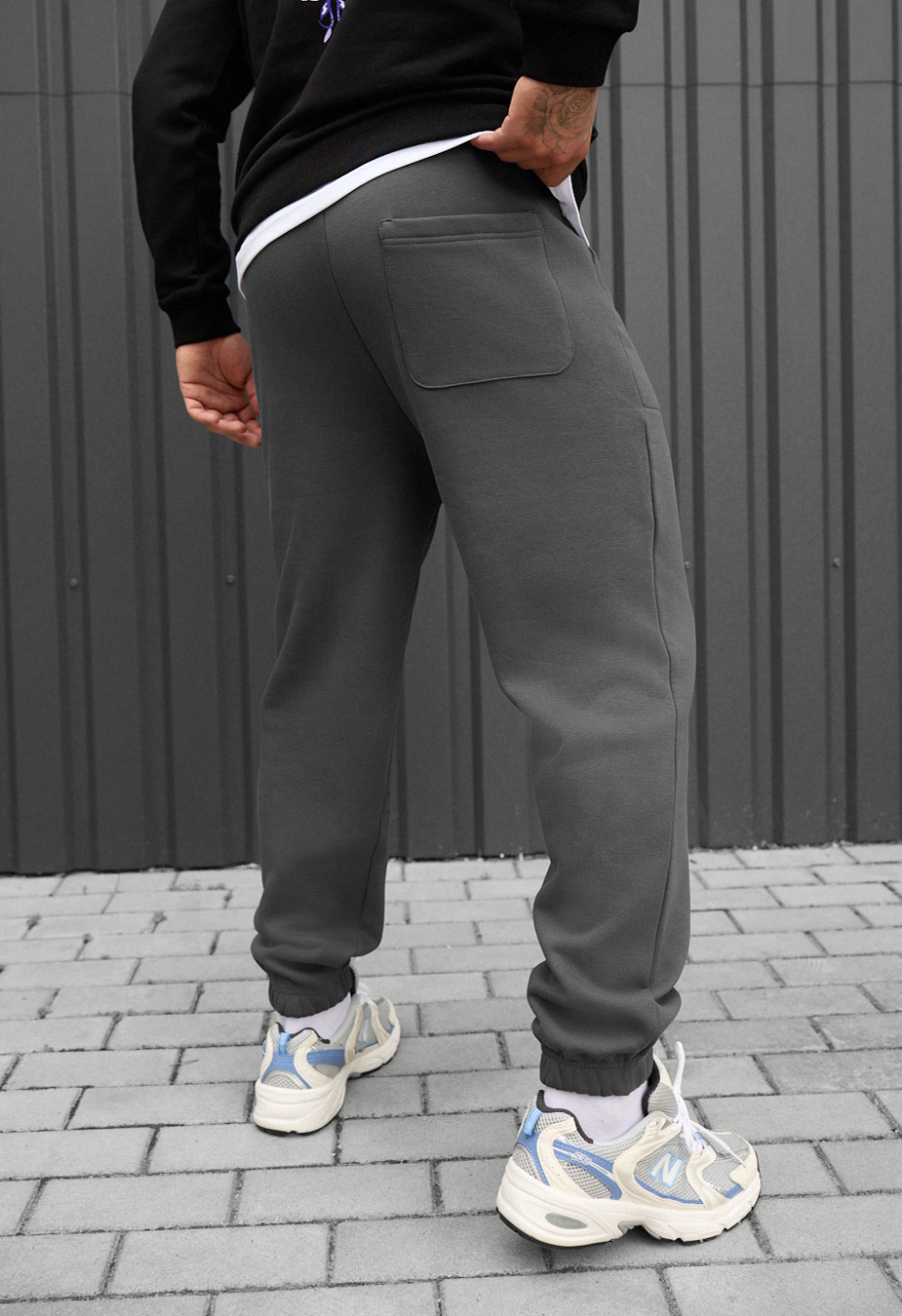 Spodnie sportowe Staff gray fleece