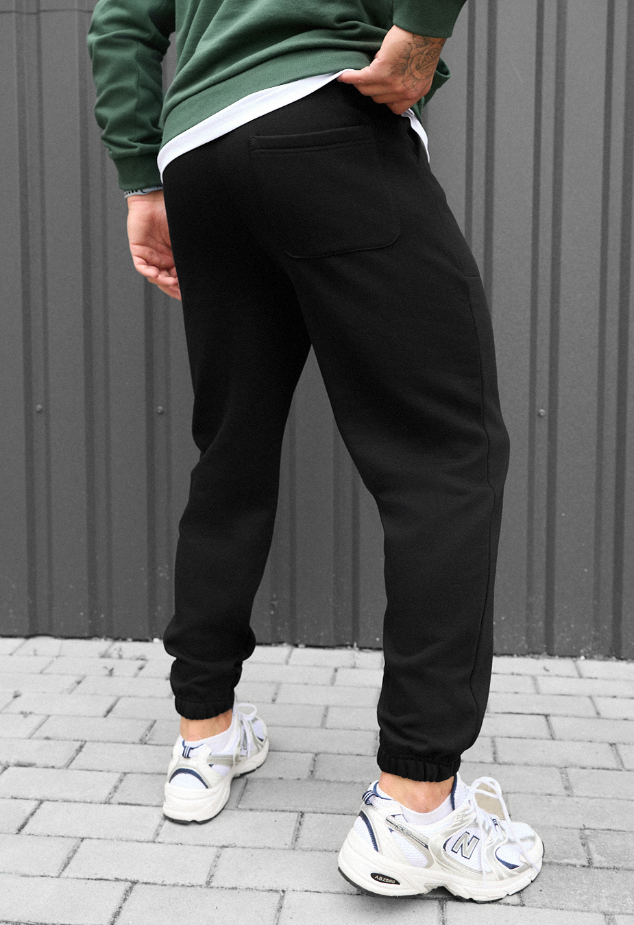 Spodnie Staff black fleece