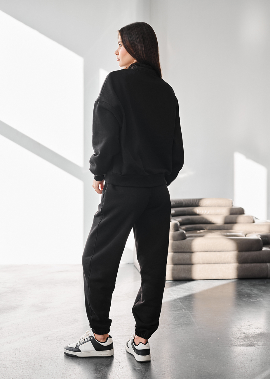 Dres Staff req black oversize fleece