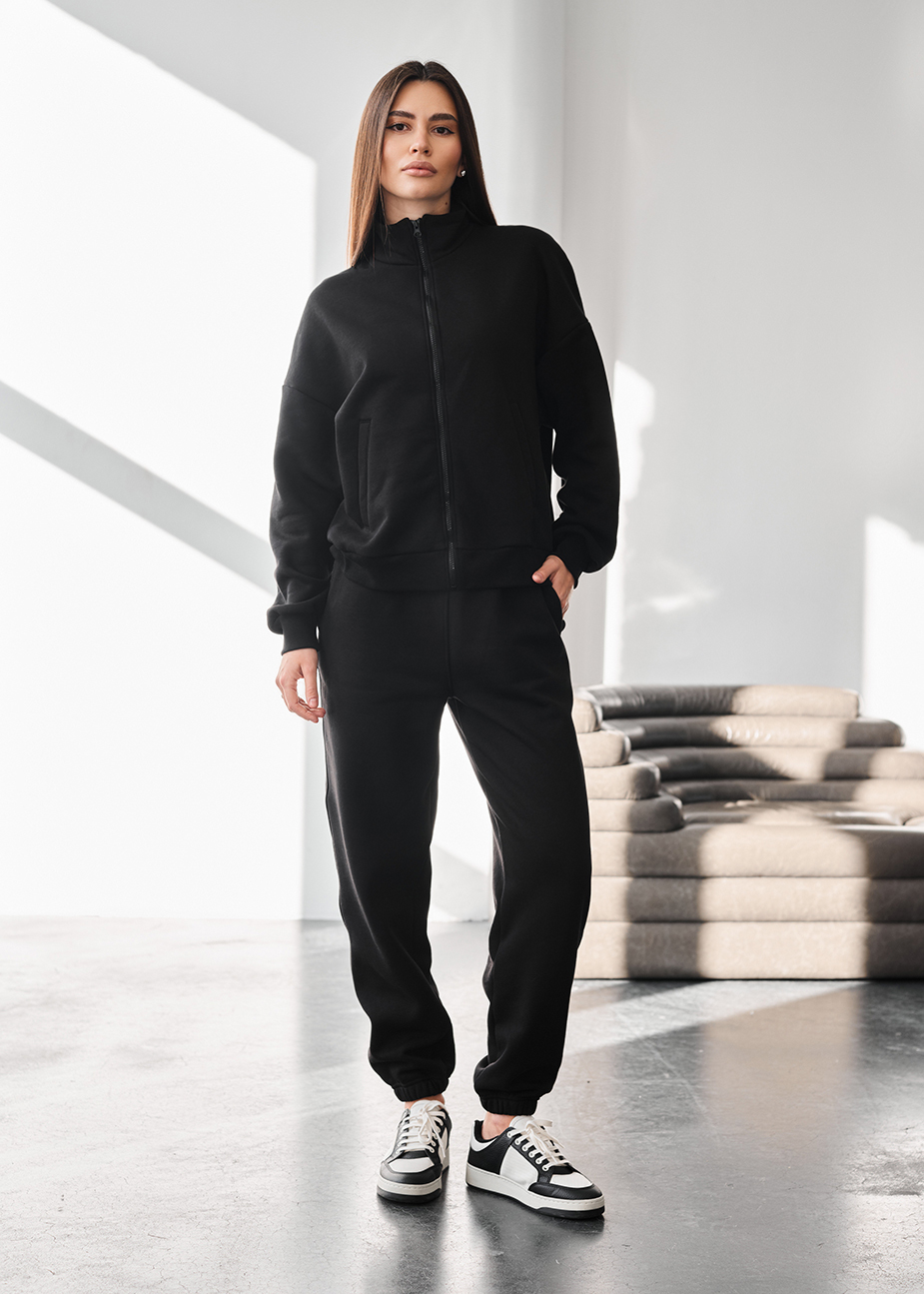 Dres Staff req black oversize fleece