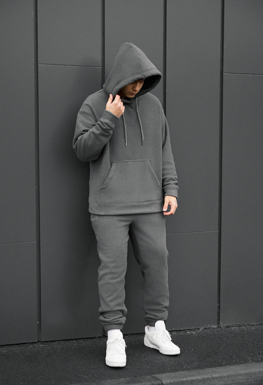 Dres Staff sh gray oversize fleece