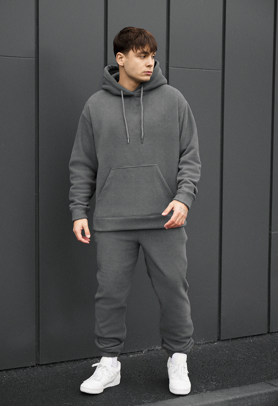 Dres Staff sh gray oversize fleece