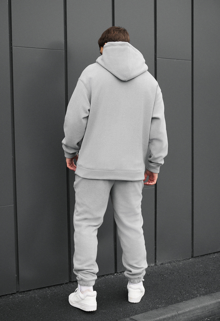 Dres Staff sh light gray oversize fleece