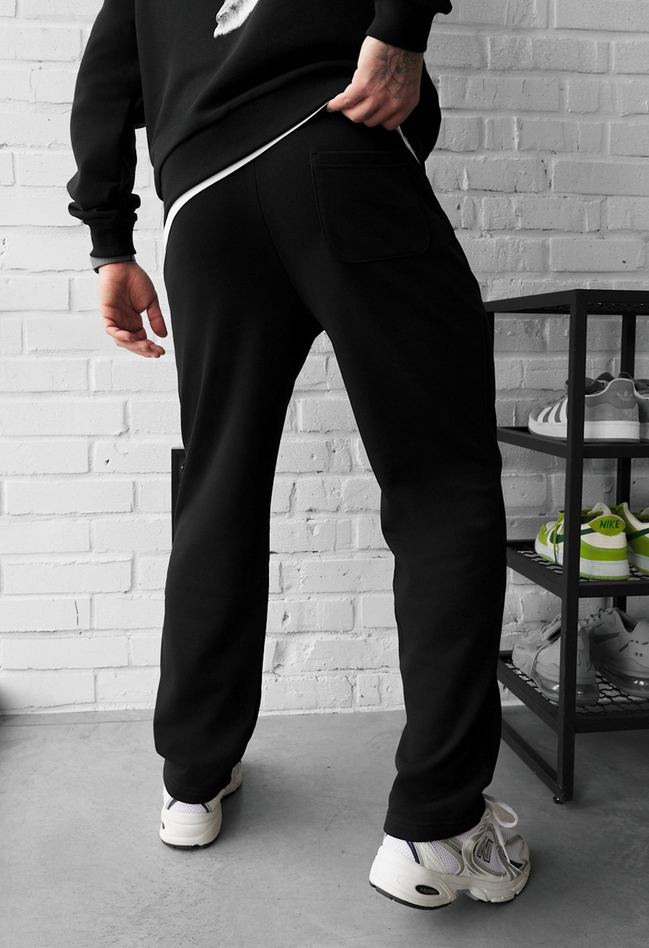 Spodnie dresowe Staff lak black