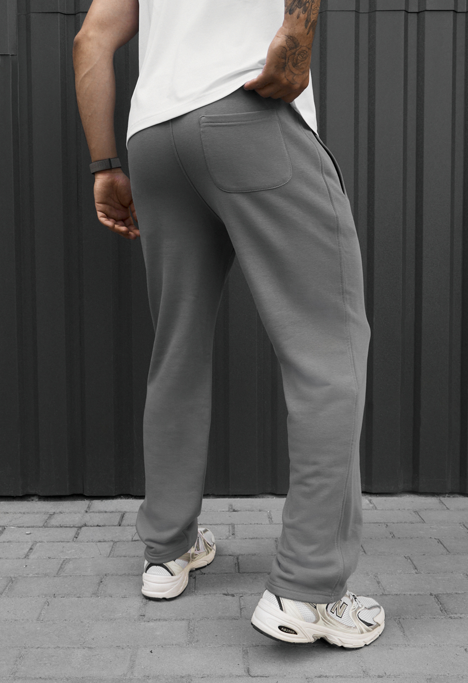 Spodnie Staff lak gray