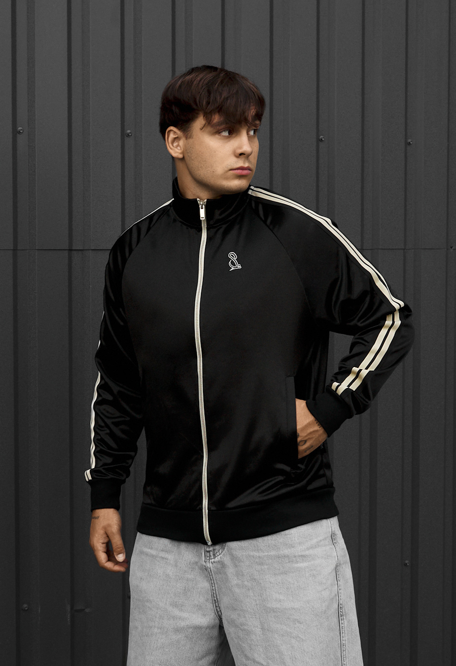 Olimpijka Staff lampas zip black