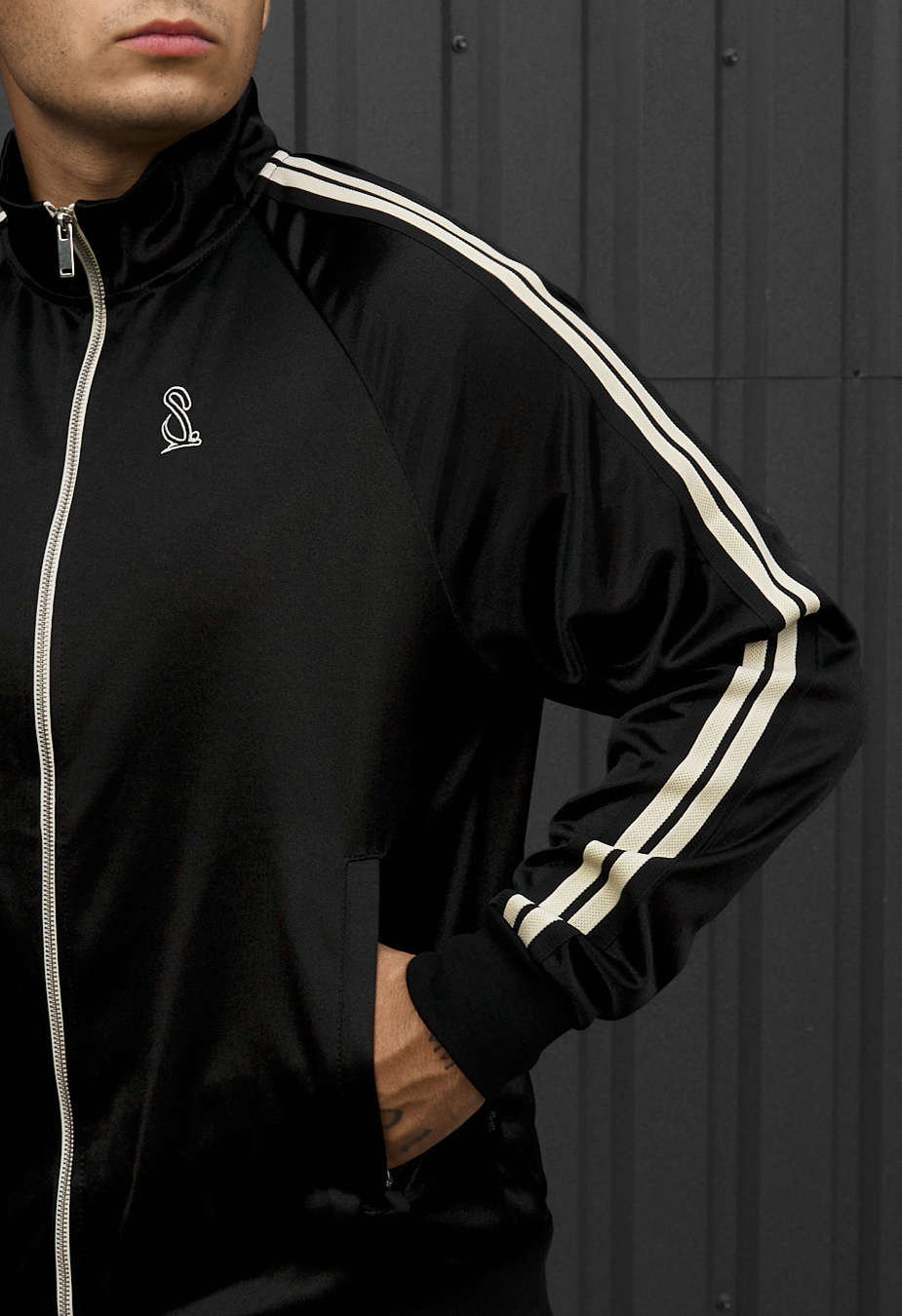Olimpijka Staff lampas zip black