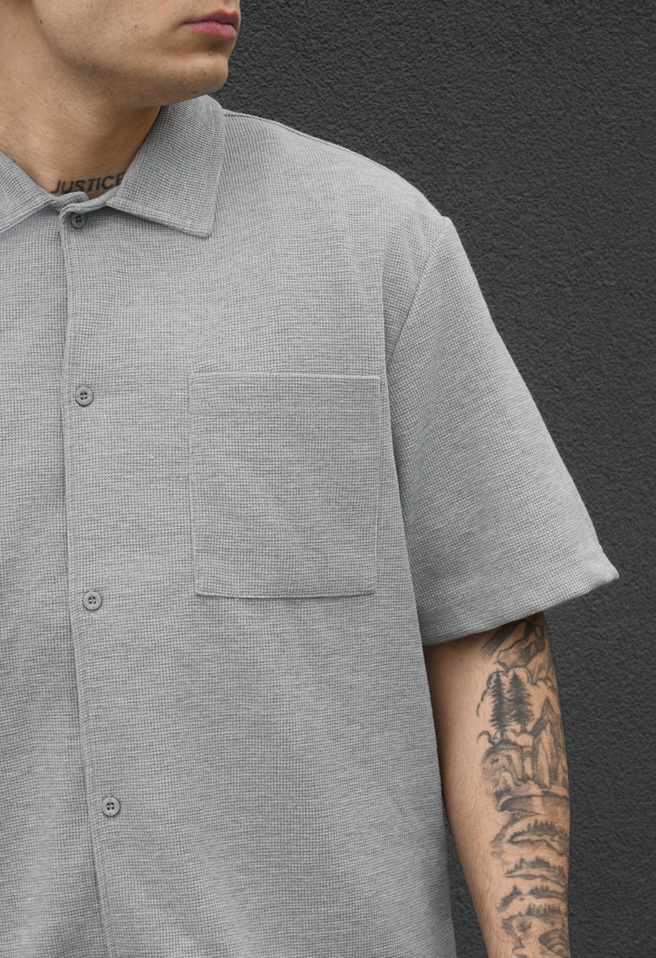 Komplet koszula + spodenki Staff en light gray