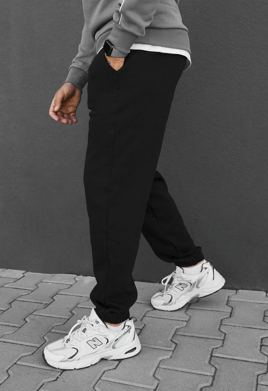 Joggery Staff fad black fleece
