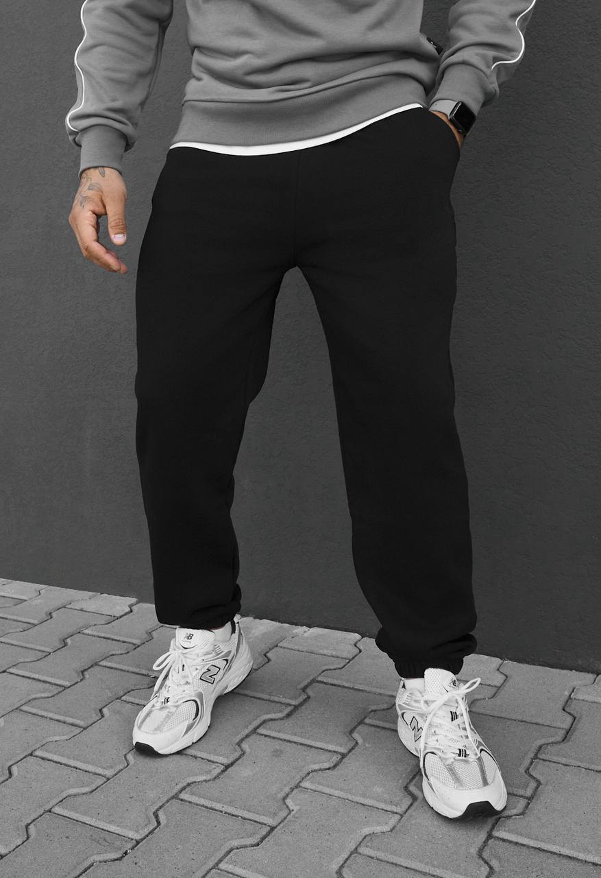 Joggery Staff fad black fleece