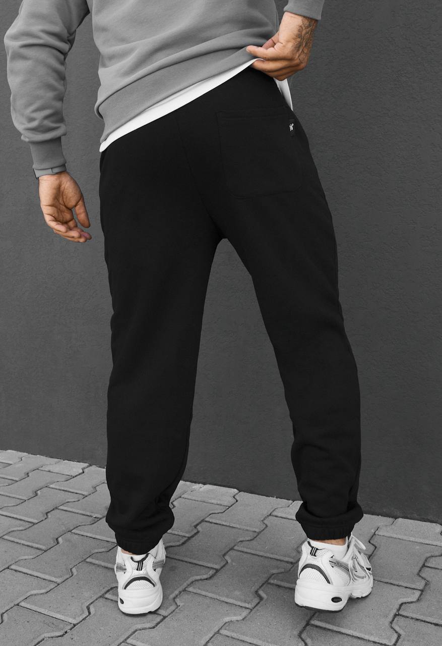 Joggery Staff fad black fleece