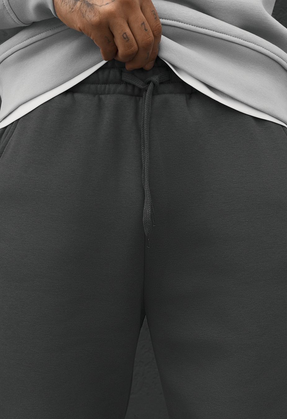 Spodnie dresowe Staff fad gray fleece