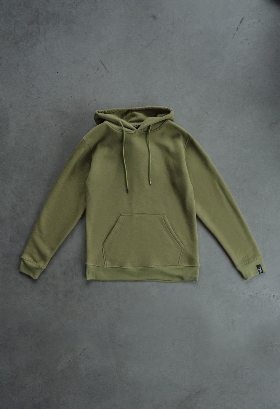 Bluza z kapturem Staff dark green basic fleece