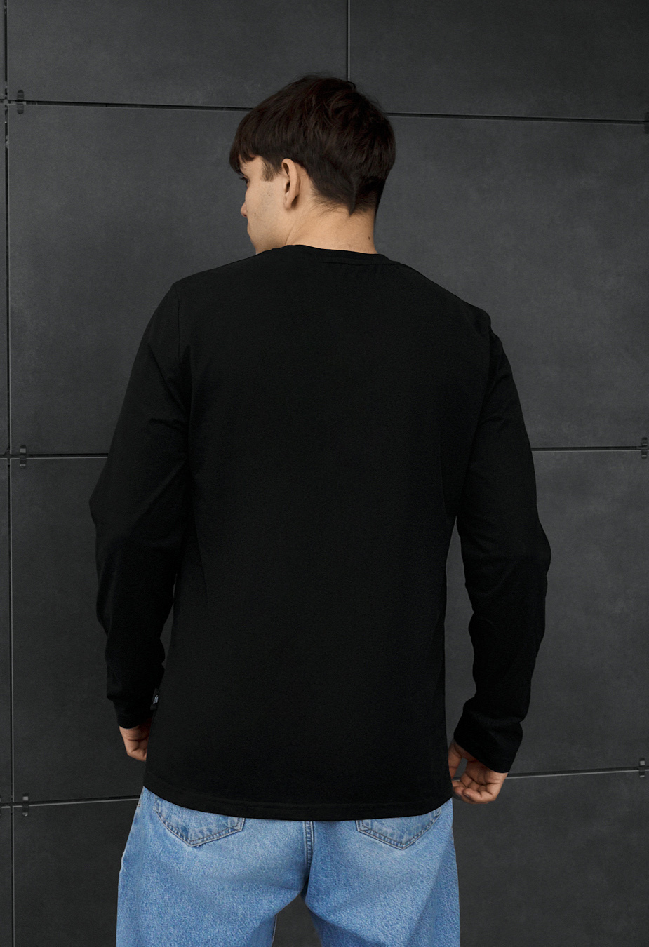 Longsleeve Staff black logo
