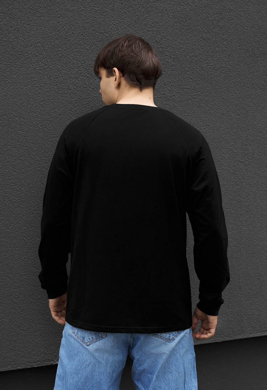 Longsleeve Staff black logo