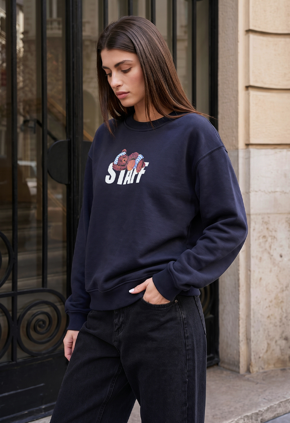 Bluza Staff bear oversize fleece