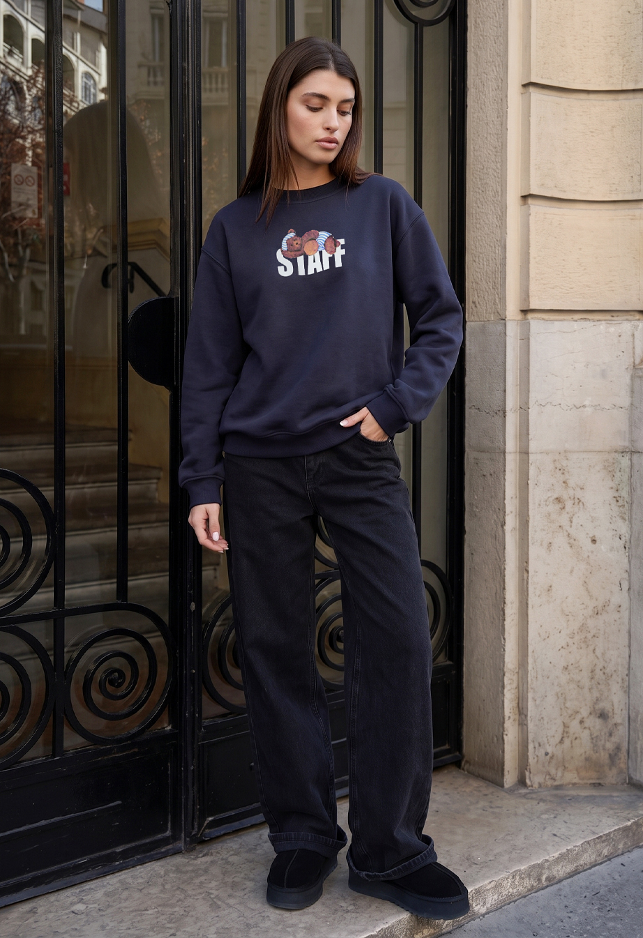 Bluza Staff bear oversize fleece