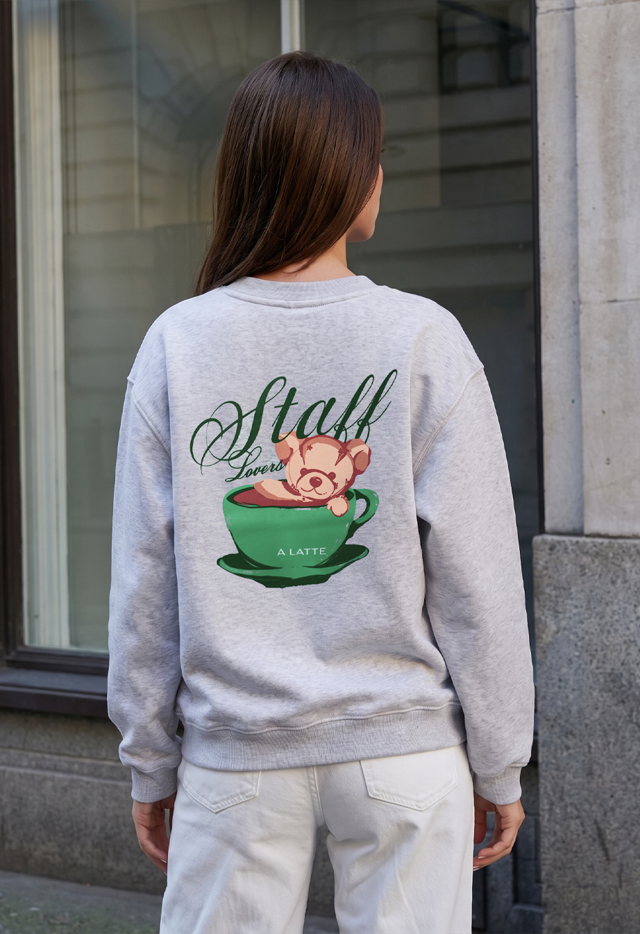 Bluza Staff lovers oversize fleece