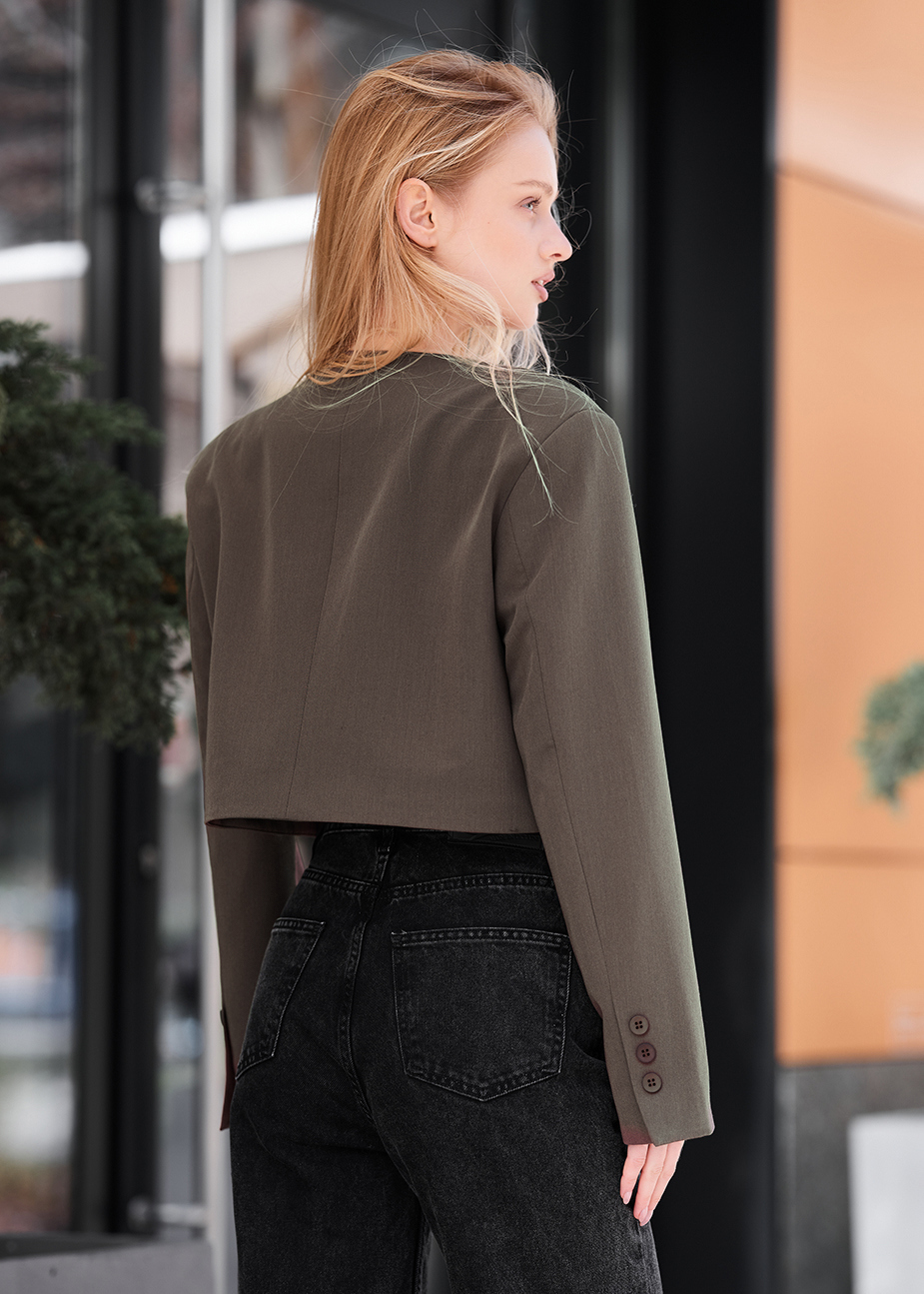 Marynarka damska Staff tel brown