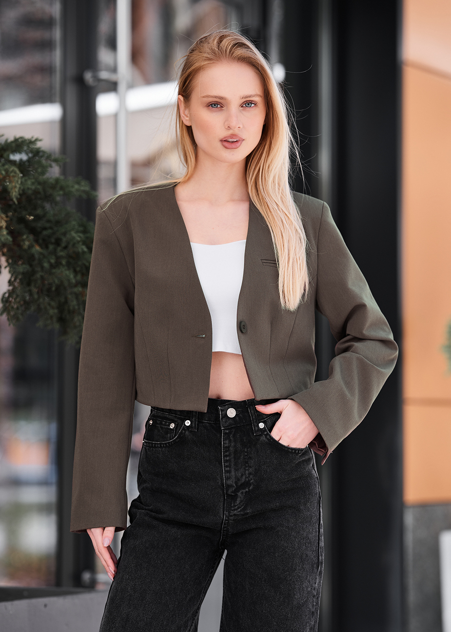 Marynarka damska Staff tel brown