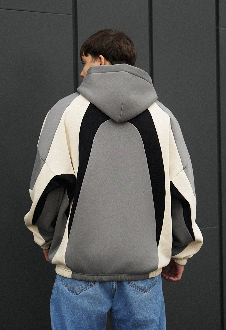 Bluza taff mix oversize fleece