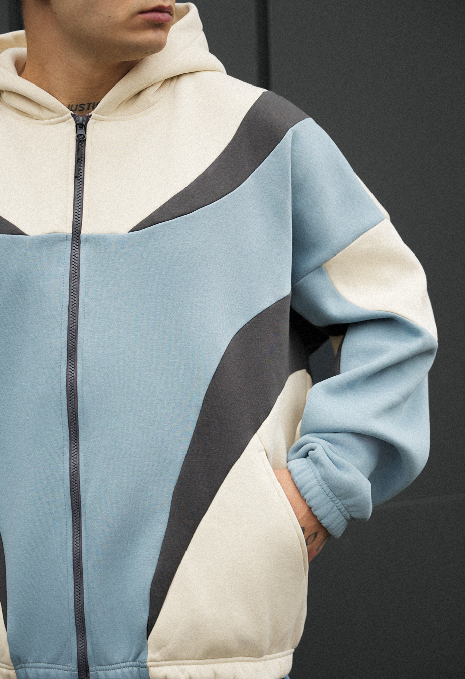 Bluza Staff mix 2 oversize fleece