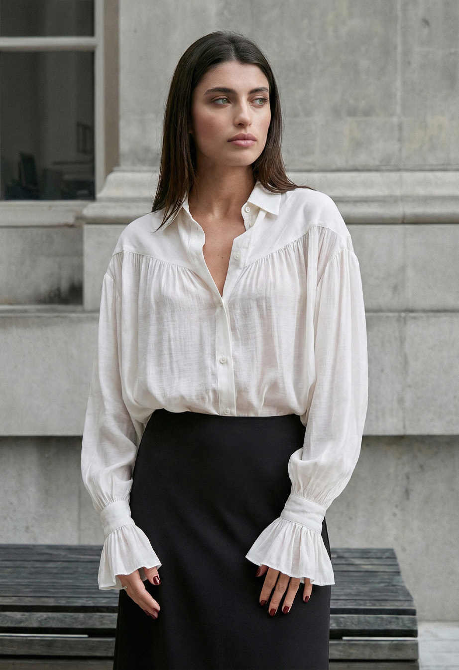 Koszula Staff etu milk oversize