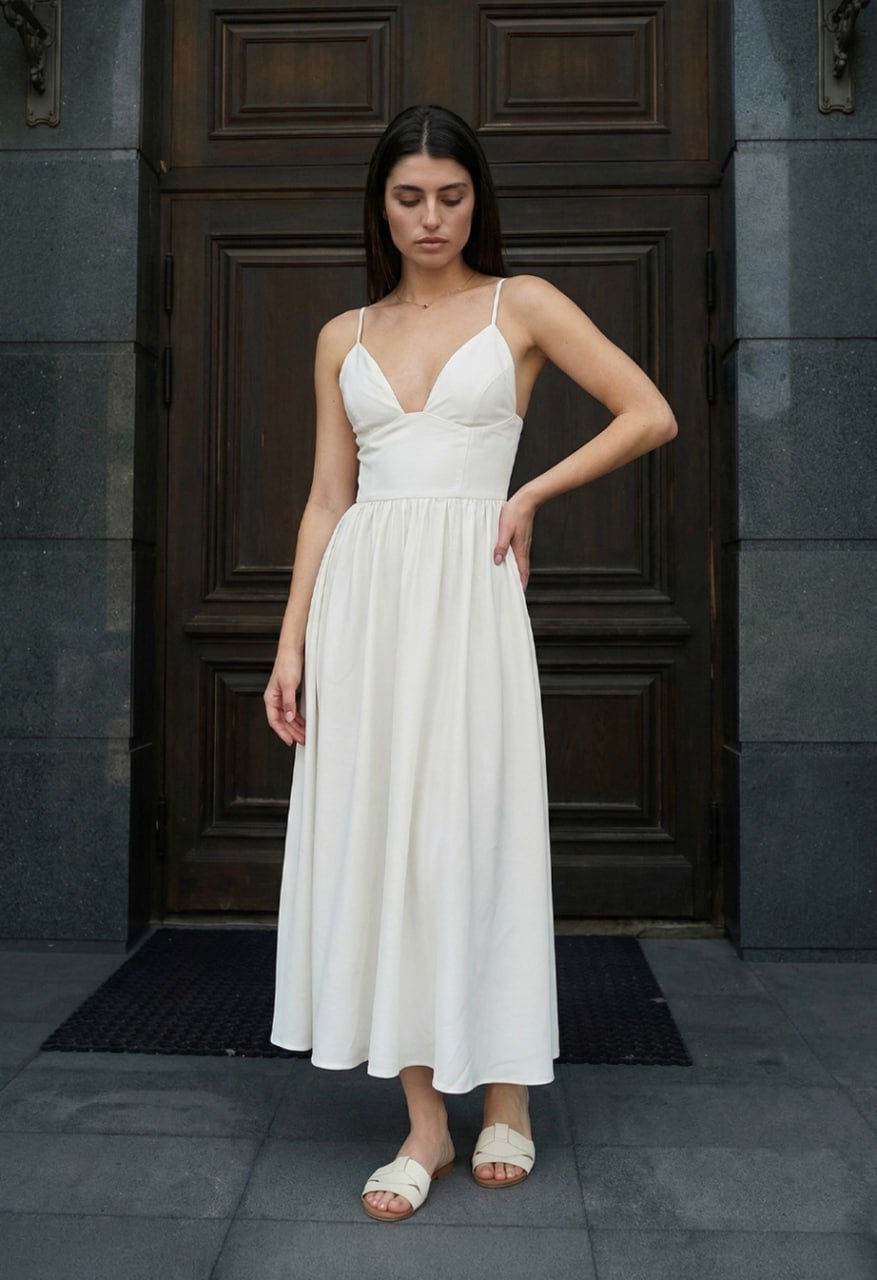 Sukienka Staff fen white